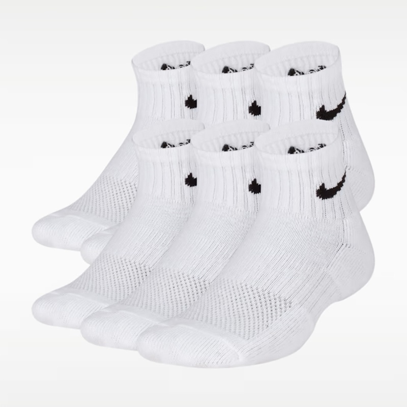 Носки Nike SX6912-100 6 пар белый S