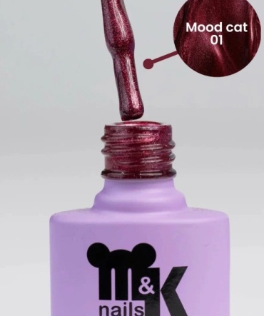 M&K nails гель-лак Mod cat flash 01 камуфлирующее 7 мл