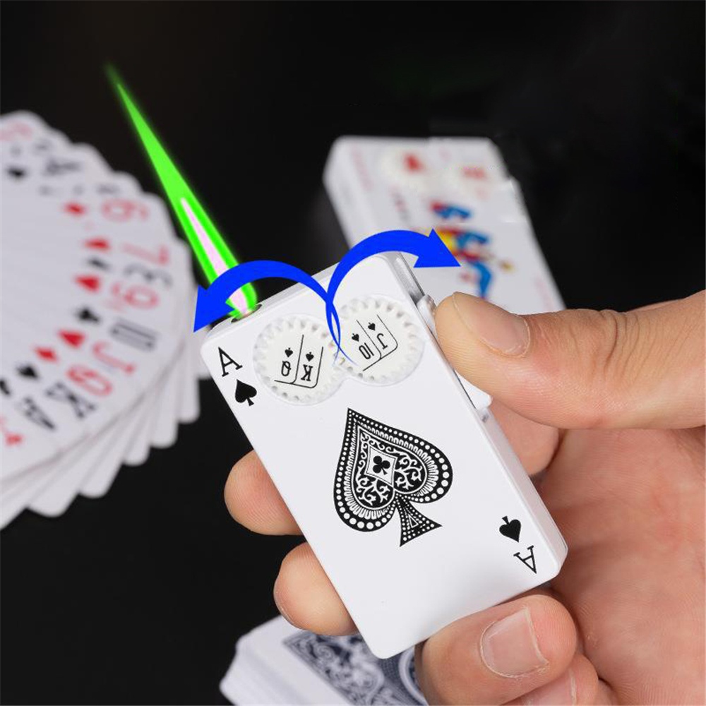 Golden Time газовая зажигалка Playing card _777, ABS пластик, металлический сплав