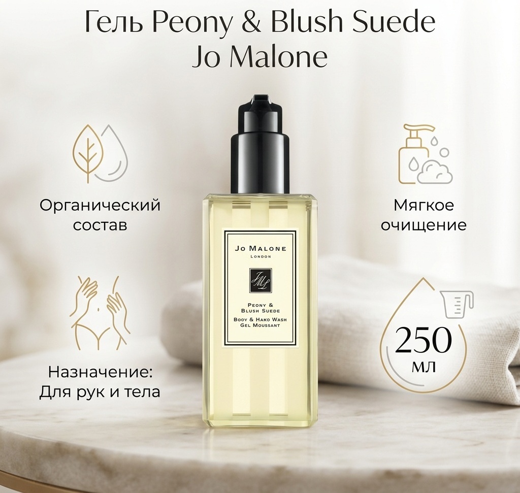 Jo Malone Peony Blush Suede гель 250 мл