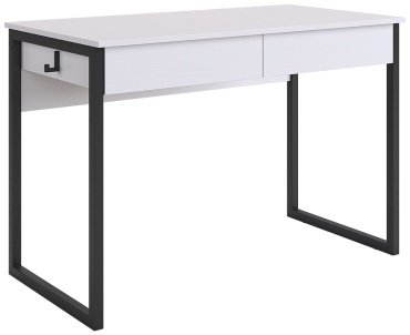 Mebelson Юниор детский стол, 110x58x75 см, белый, черный