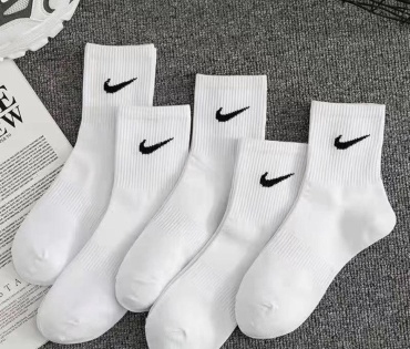 Носки, спортивные носки 5 пар белый 39-45