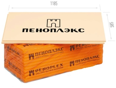 ПЕНОПЛЭКС 984006 экструдированный пенополистирол (XPS) 118.5х 58.5 см, толщина 50 мм