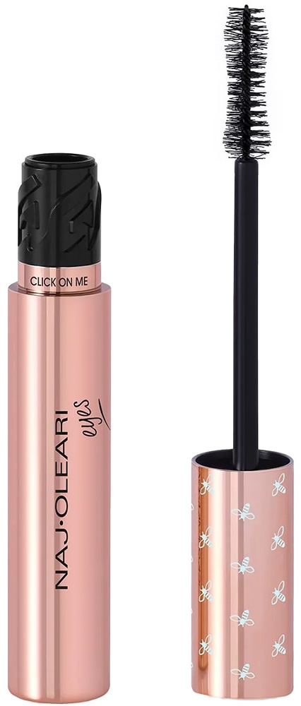 Тушь для ресниц NAJ OLEARI Click On Me Extra Volume Mascara для объема, удлиняющая черный