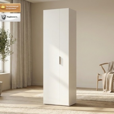 Распашной шкаф Шатура 487902 SOHO FCH-01.DR, 69.2x232.6х40 см, белый