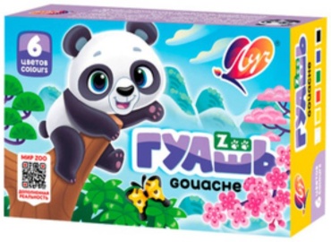 Гуашевые Луч Zoo 19С 1251-08 Мультиколор 6 шт 15 мл