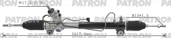 Рулевая рейка PATRON гидравлическая PSG3115 левый руль
