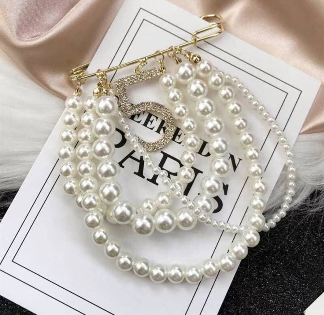 Булавка Fashion Jewelry бижутерный сплав, стразы, стразы