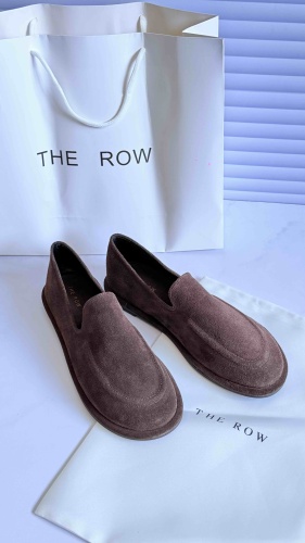 Лоферы THE ROW коричневый
