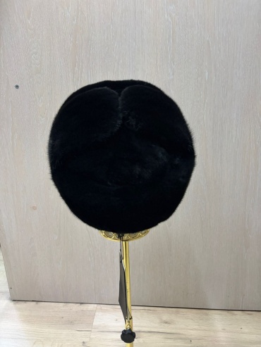 Шапка SemiFur размер 58, 59, 60, 61, черный