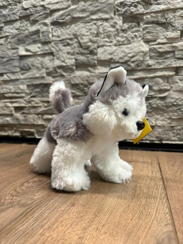Мягкая игрушка Мир Игрушек Хаски мягкая, маленькая, 22 см