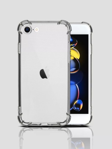 Чехол S&M для Apple iPhone 7, iPhone 8, iPhone SE (2020) прозрачный