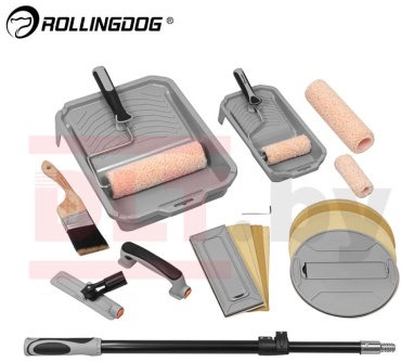 Валик/ванночка/кисти Rollingdog 70289 12 шт