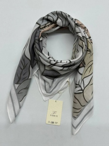 Комплект Scarf Moda размер универсальный, коричневый