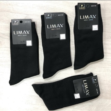Носки LIMAX 2 пары черный 39-41