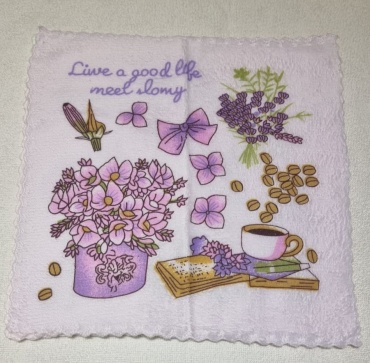 Полотенце Натали 30x30 см, микрофибра, 1 шт,