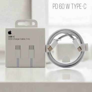 Кабель USB TypeC (M), 1 м, 60W Type-C Cable белый