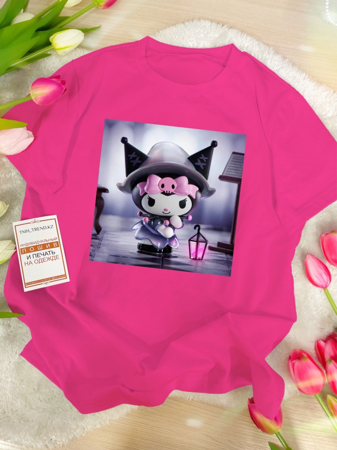 Футболка Куроми Kuromi TMH_TREND.KZ TMH_TREND.KZ малиновый