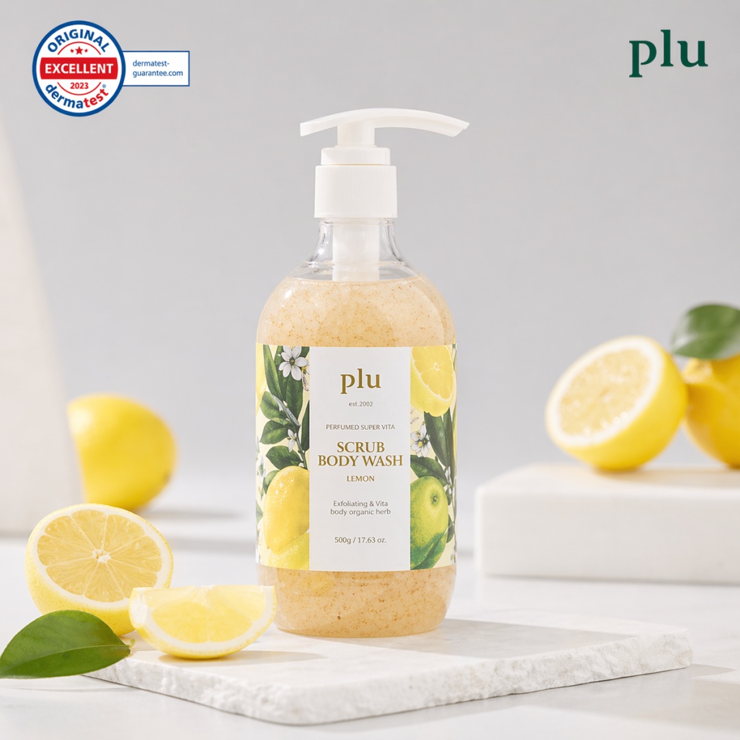 Plu скраб Perfumed Super Vita Scrub Body Wash для тела 500 мл