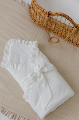 Конверт-одеяло LAVbaby Textile белый