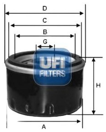 UFI масляный фильтр 2356400