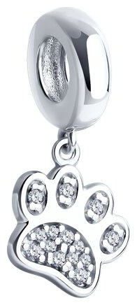 Подвеска SOKOLOV PEN-SO-925-10312715 вес 2.27 г серебро, фианит