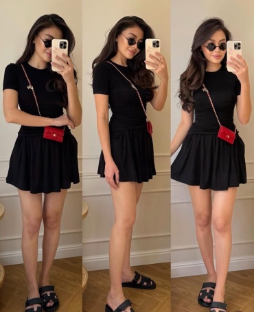 Костюм повседневный MEDI SHOP черный
