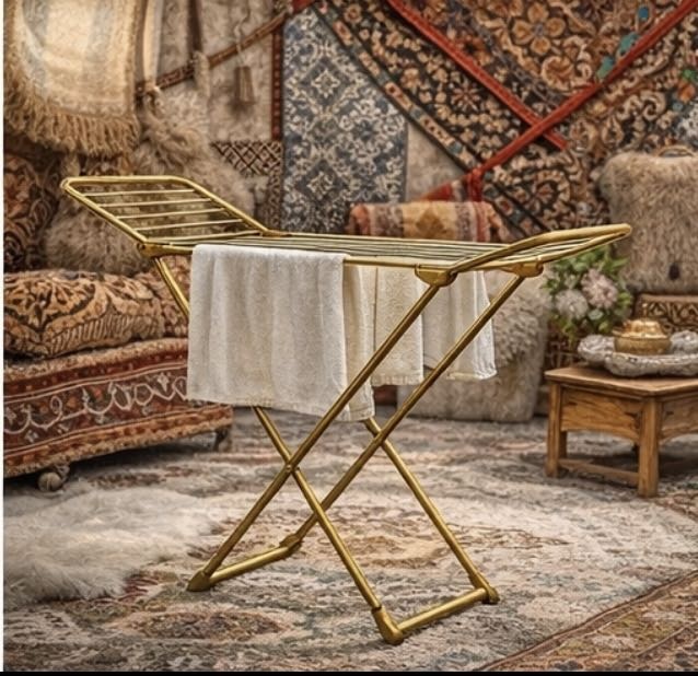 Сушилка напольная URKER 50x180x100 см, кол-во уровней: 1, металл, пластик
