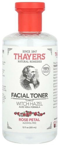 Thayers тоник Тоник для лица, гамамелис, без спирта, лепестки роз, 355 мл 355 мл