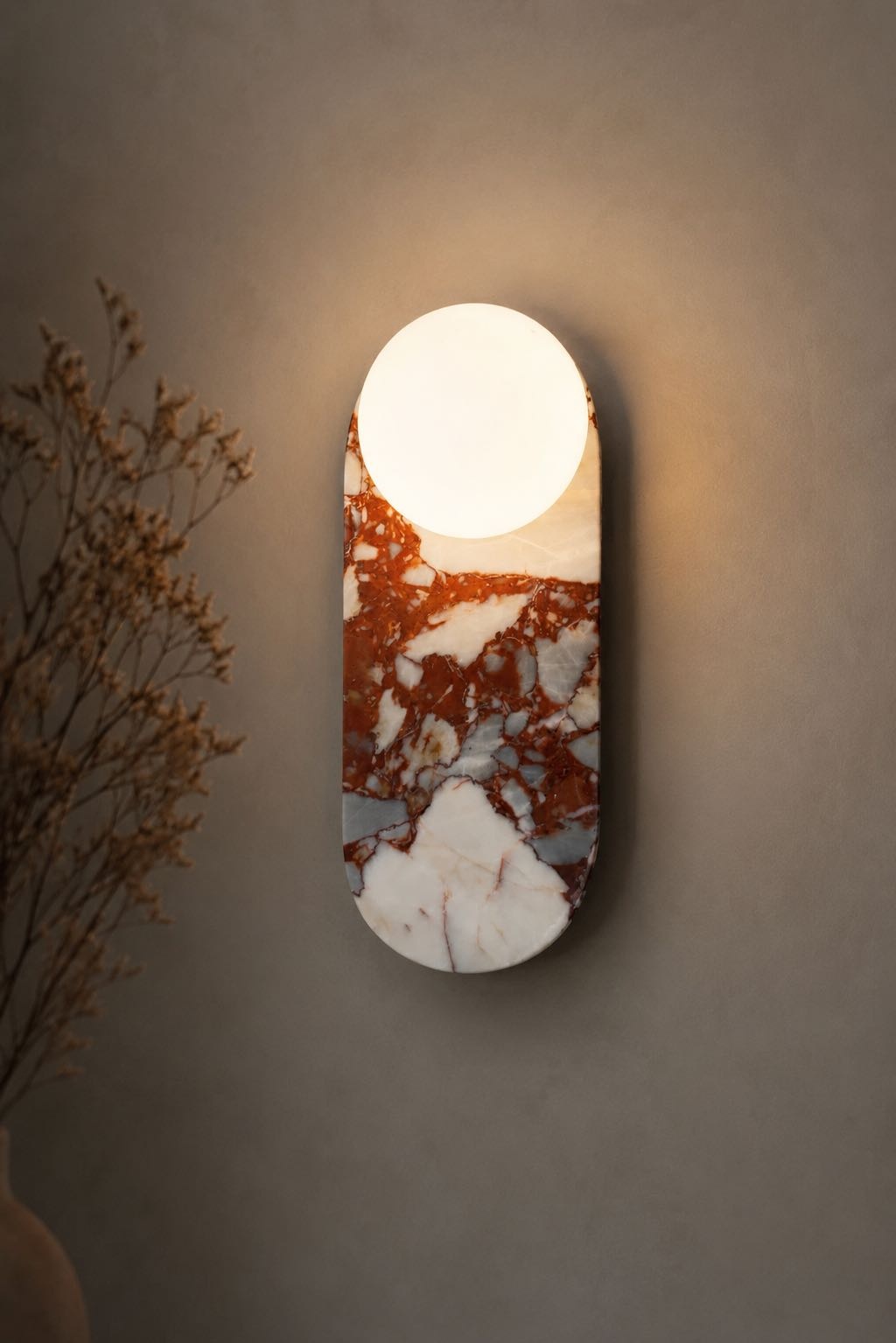 Бра настенный Dara led G9, белый, красный
