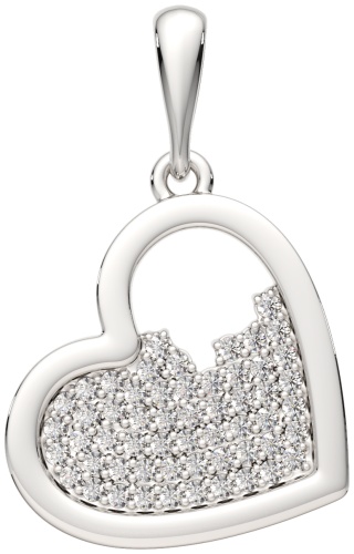 Подвеска Lucente Silver ZO-0440519 вес 1.44 г серебро, фианит