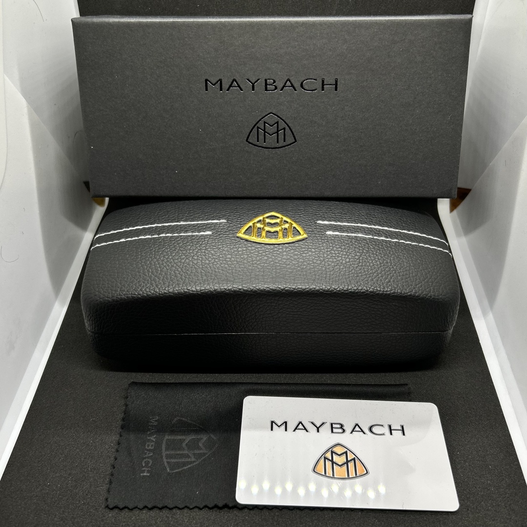 Жесткий футляр Maybach искусственная кожа, 4 x 16 см черный
