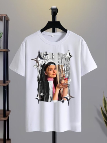 Футболка Даша Дошик Doshik TMH_TREND.KZ белый, серебристый
