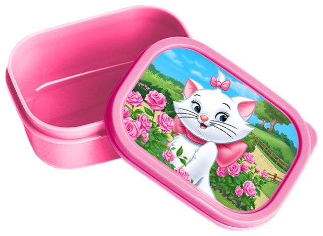 Disney ланч-бокс 2358140, Кошечка Мари: Самая милая 1 шт, пластик