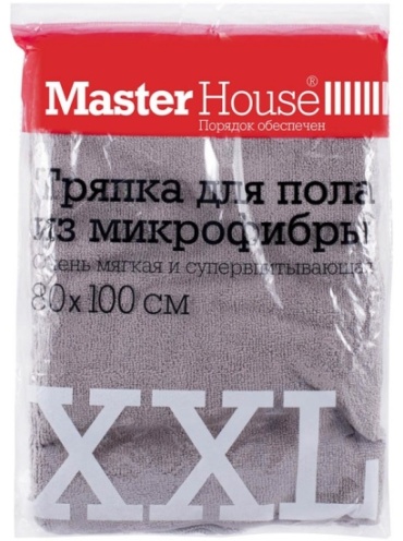 Тряпка для пола Master House 60180 1 шт, микрофибра