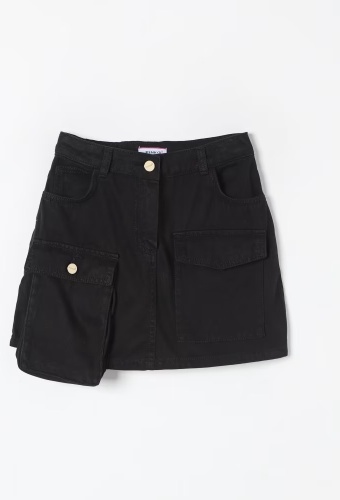 Джинсовая юбка PINKO UP черный