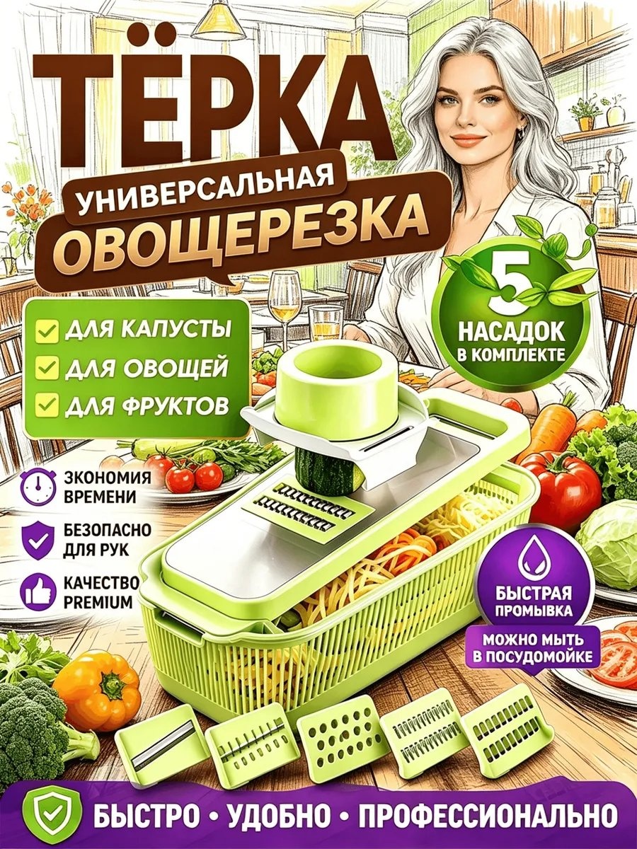 Овощерезка 1000628413, пластик