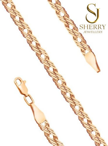 SHERRY WE012268 длина 55 см, вес 3.63 г золото, плетение тройной ромб