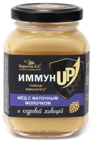 Берестов А.С. мед с маточным молочком и кедровой живицей 200 г