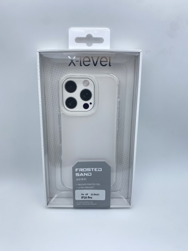 Чехол X-LEVEL для Apple iPhone 16 Pro прозрачный