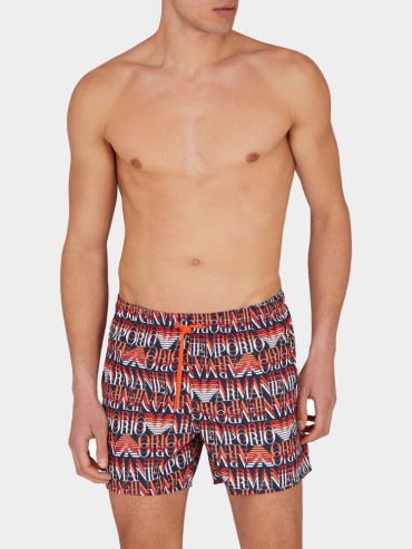 Шорты Emporio Armani оранжевый
