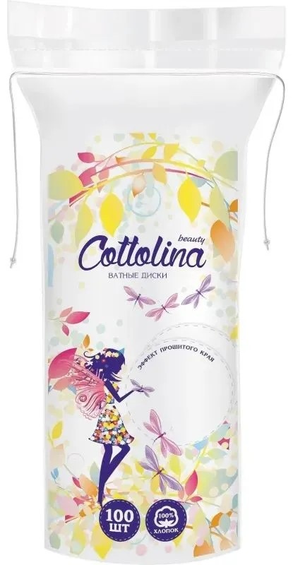 Cottolina ватные диски Cottolina Ватные диски, 100 шт. 100 шт