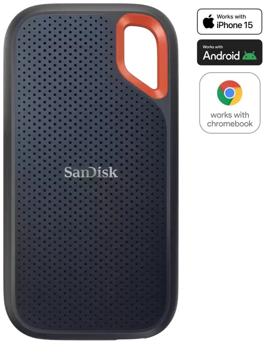 Внешний накопитель SanDisk Extreme Portable SSD V2 SDSSDE61-4T00-G25 4000 ГБ