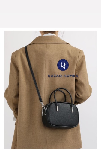 Мини-сумка QAZAQSUMKA экокожа черный