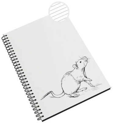Записная книжка Каждому Своё Animals 154454586, A5, 48 л, прозрачный