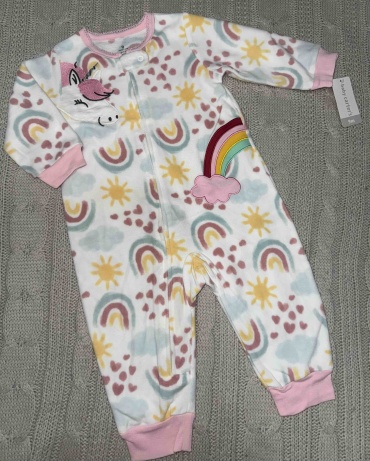 Комбинезон carters love розовый, голубой