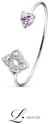 Laroush Jewelry BG006201SSPR002 длина 16 см, вес 9.8 г серебро, плетение отсутствует