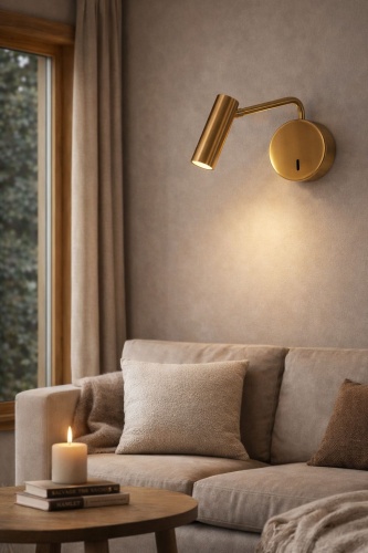 Бра настенный Werline LED, латунь