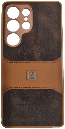 Чехол PULOKA для Samsung Galaxy S25 Ultra коричневый