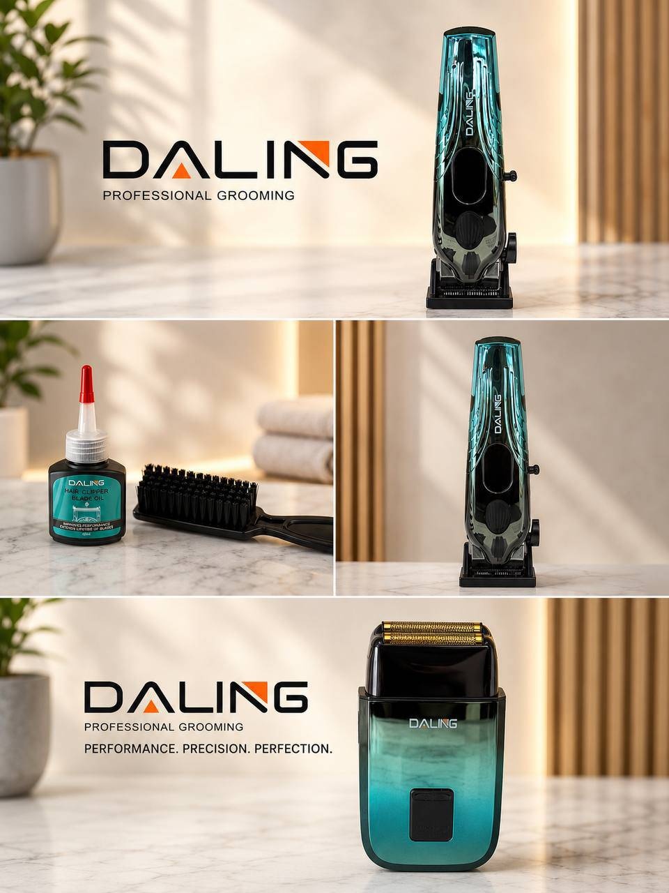 DALING набор для стрижки Dl 9306 синий